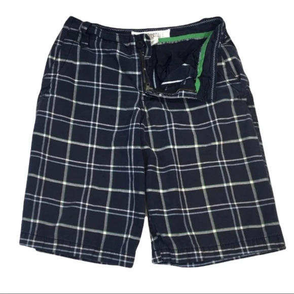 SH57 Aeropostale Plaid Flat Front Shorts 28 - Picture 1 of 5